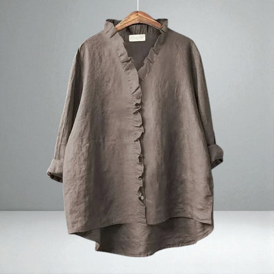 The Elise Ruffle Shirt