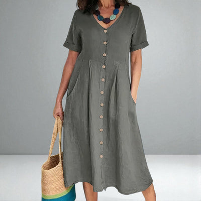 The Yasmin Buttoned Dress
