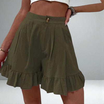The Kissha Ruffle Hem Shorts