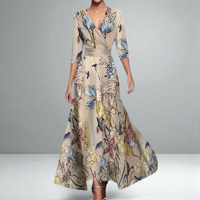 The Leigh Printed Wrap Dress