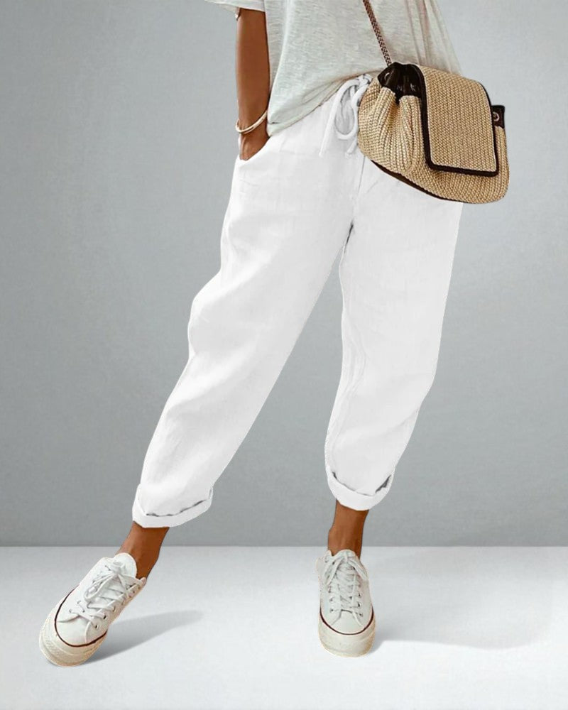 The Ella Linen Pant
