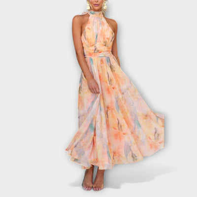 The Cristal Watercolor Dress