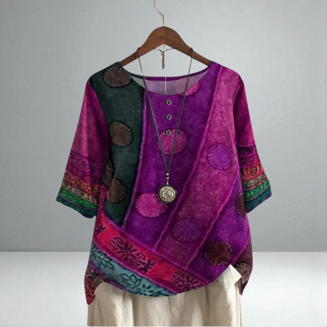 The Valarie Boho Bloom Top