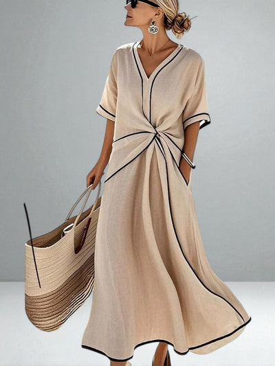 The Isla Striped Maxi Dress