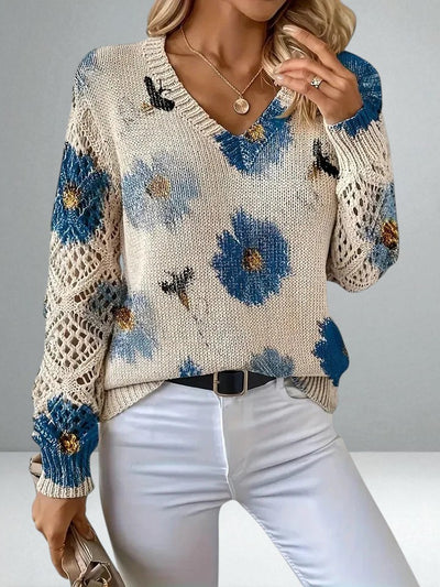 The Grace Floral Sweater