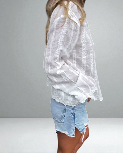 The Kathlyn Button-Up Polo Shirt