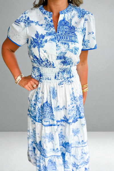 The Eloise Toile Maxi Dress