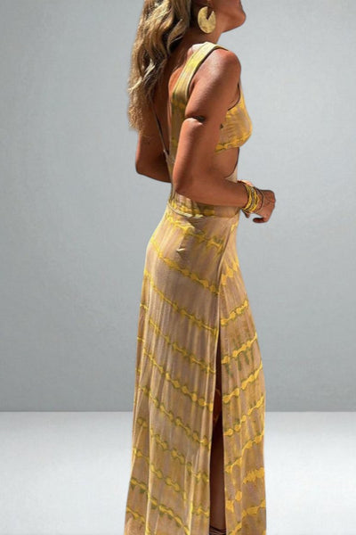 The Bianca Cut-Out Cotton Dress