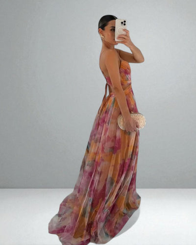 The Juliette Watercolor Maxi Dress