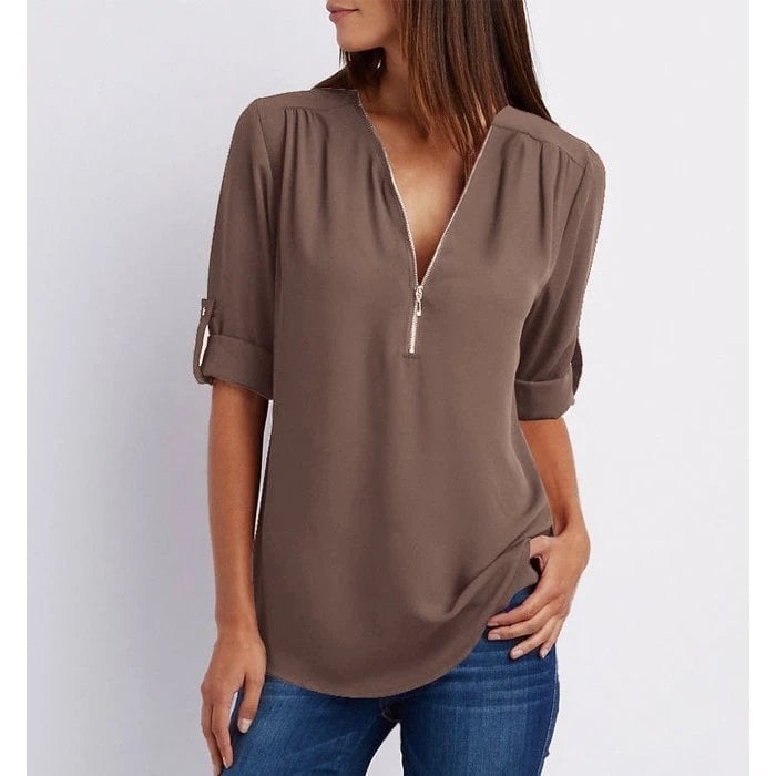 The Lizzy Zippered Top