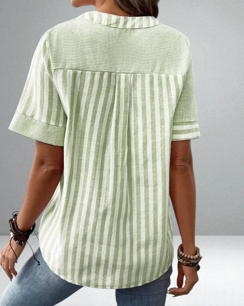 The Sandra Striped Top