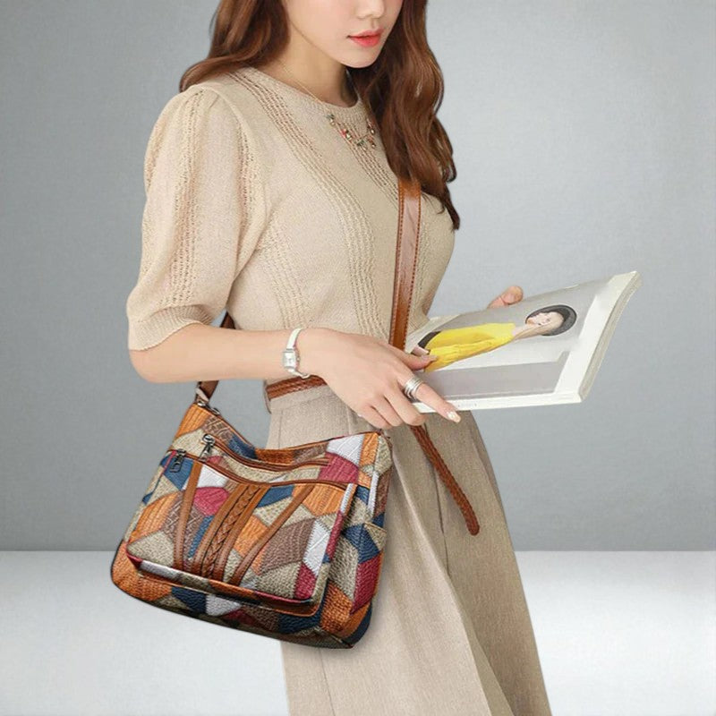 The Leona Mosaic Shoulder Bag