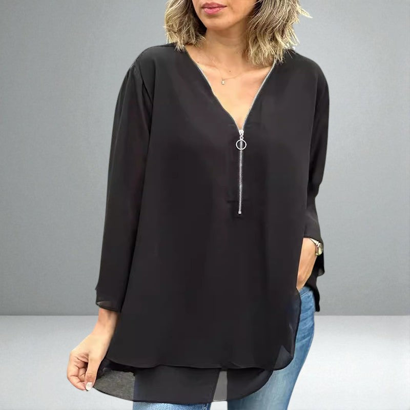 The Heidi Zip Top