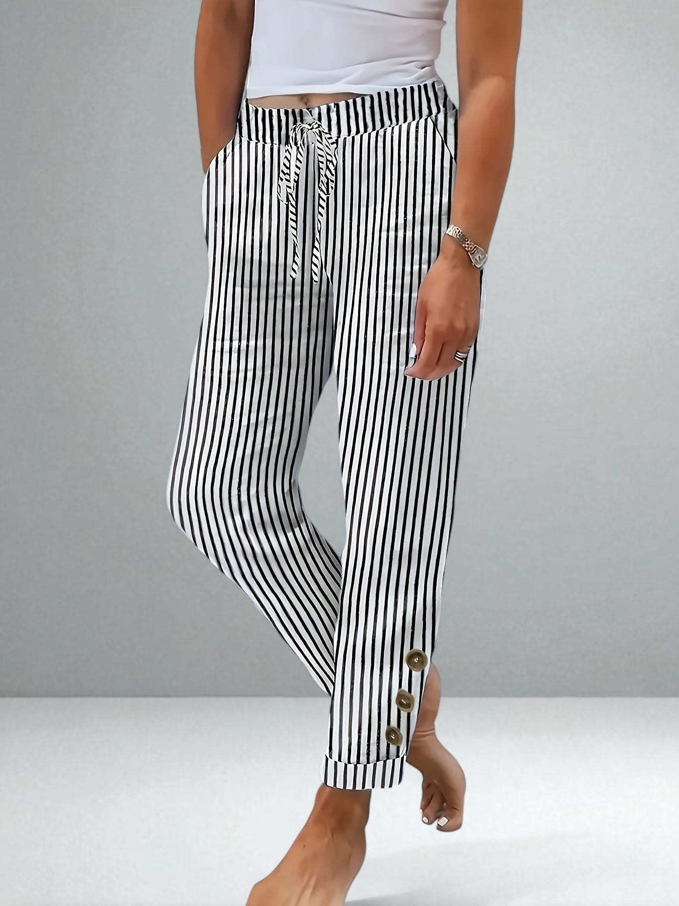 The Raquelle Striped Pants