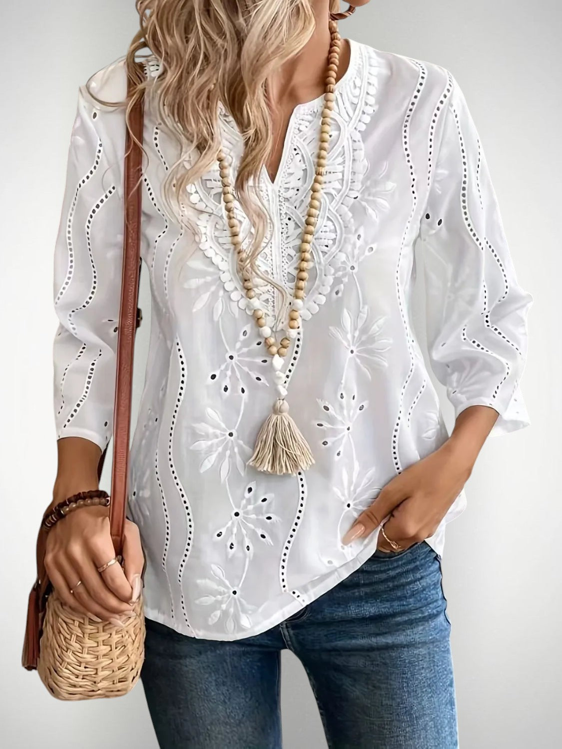 The Lila Embroidered Blouse