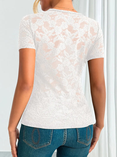 The Emilia Lace Top