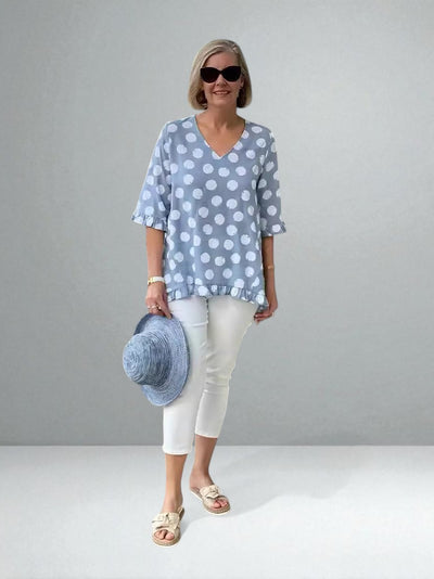 The Chloe V-Neck Blouse