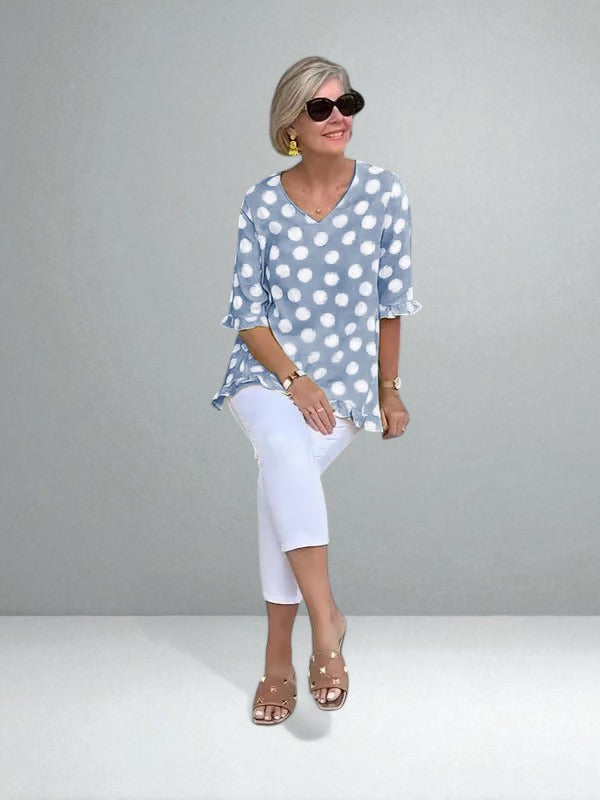 The Chloe V-Neck Blouse