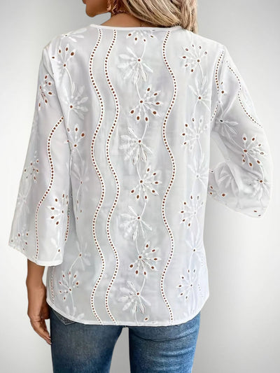 The Lila Embroidered Blouse