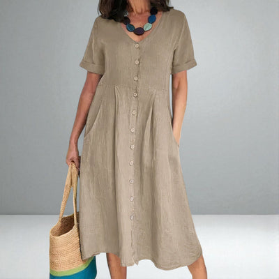 The Yasmin Buttoned Dress
