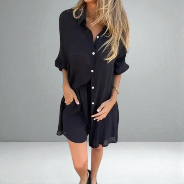 The Nora Blouse & Shorts Set