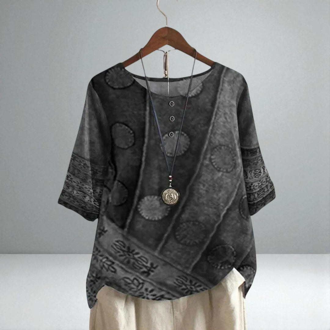 The Valarie Boho Bloom Top