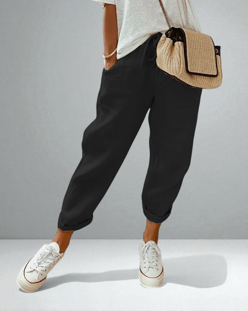 The Ella Linen Pant
