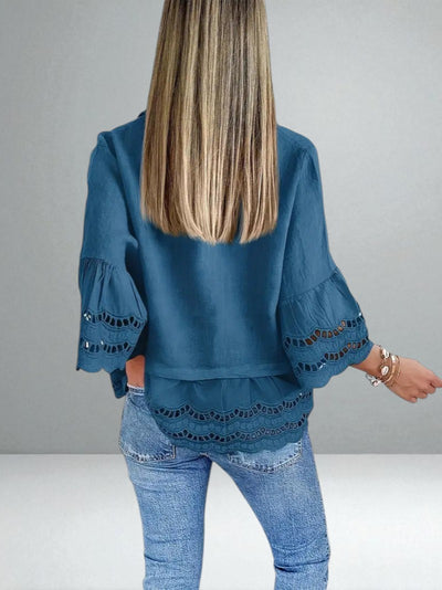 The Noelle Ruffle Shirt