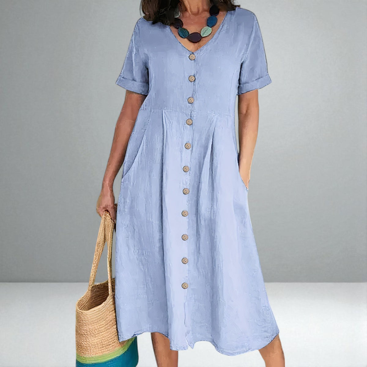 The Yasmin Buttoned Dress