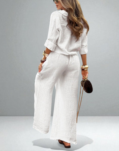 The Alina Buttoned Set