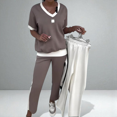 The Sofia V-Neck Lounge Set