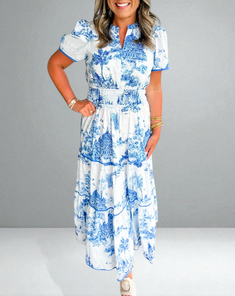 The Eloise Toile Maxi Dress