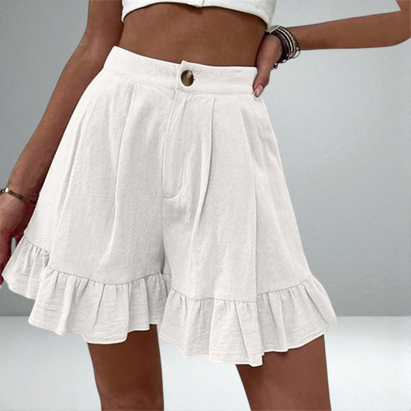 The Kissha Ruffle Hem Shorts
