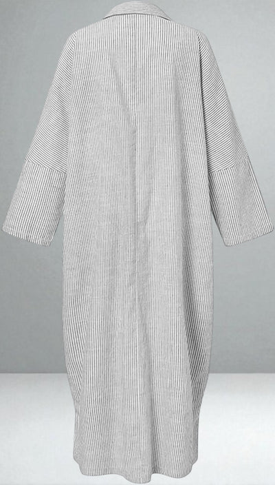 The Victoria Striped Shirt Dress