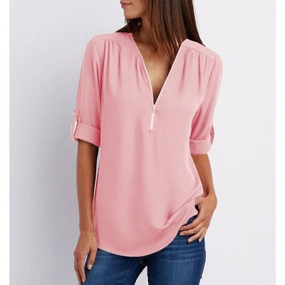 The Lizzy Zippered Top