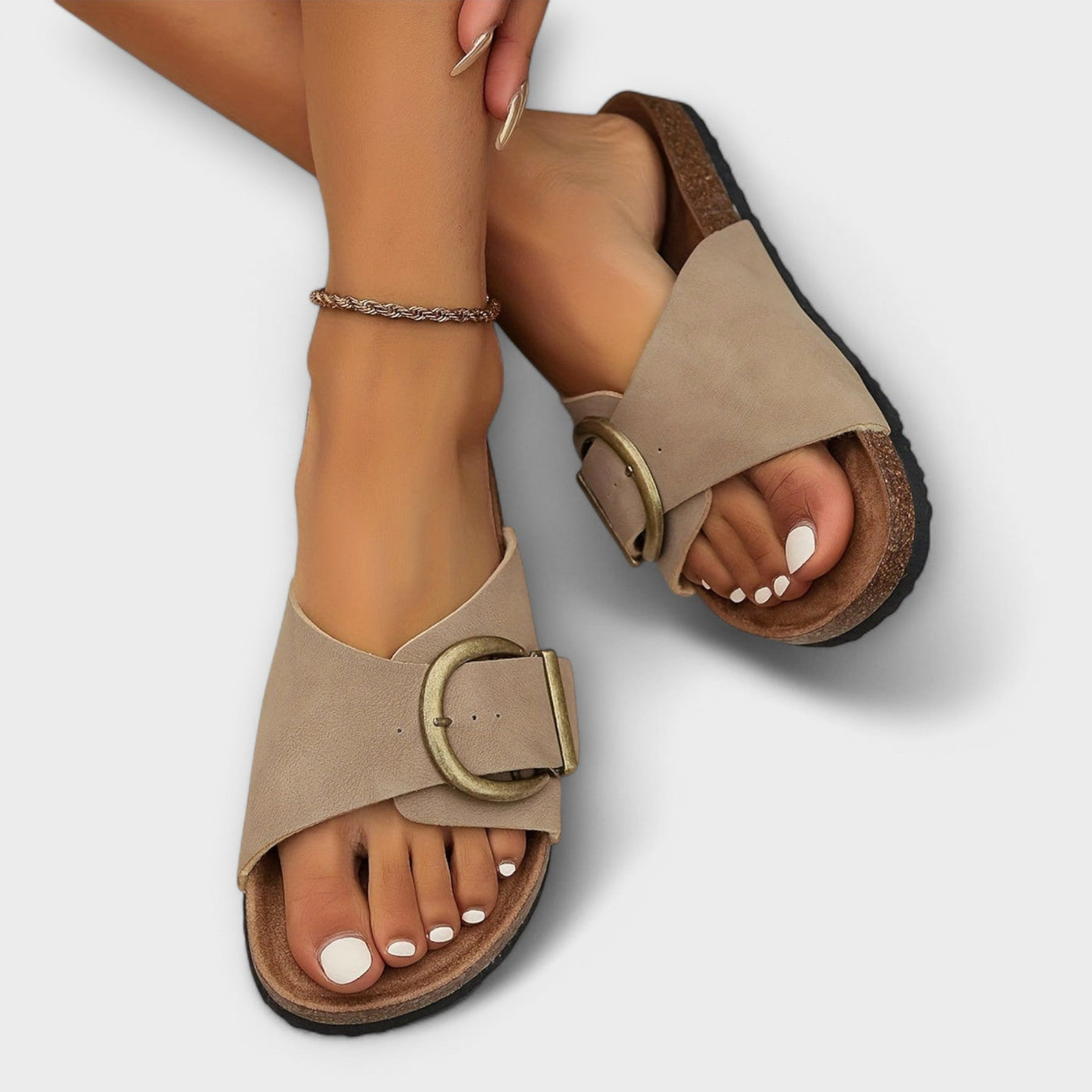 The Olivia Slip-On Sandals