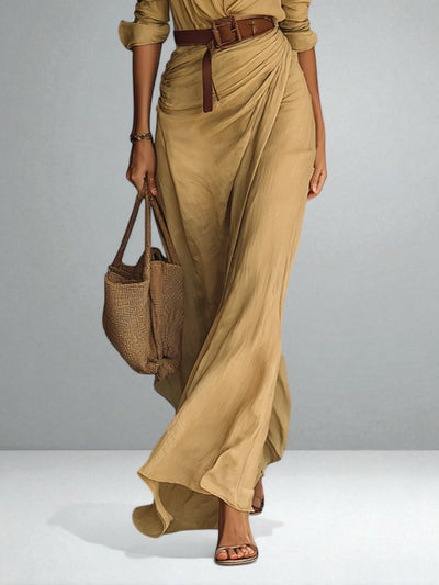 The Valeria Belted Maxi Dress