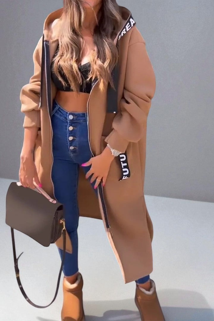 The Mila Hooded Long Coat