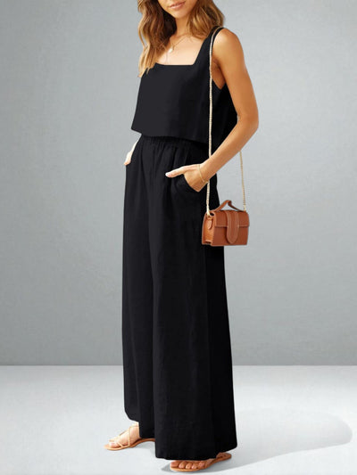 The Isabella Square Neck & Wide Leg Set