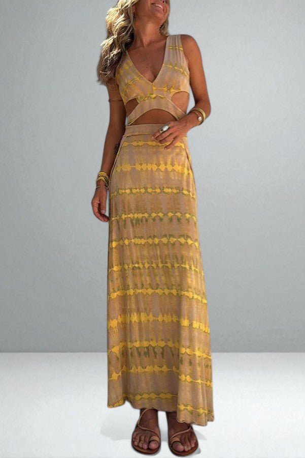 The Bianca Cut-Out Cotton Dress