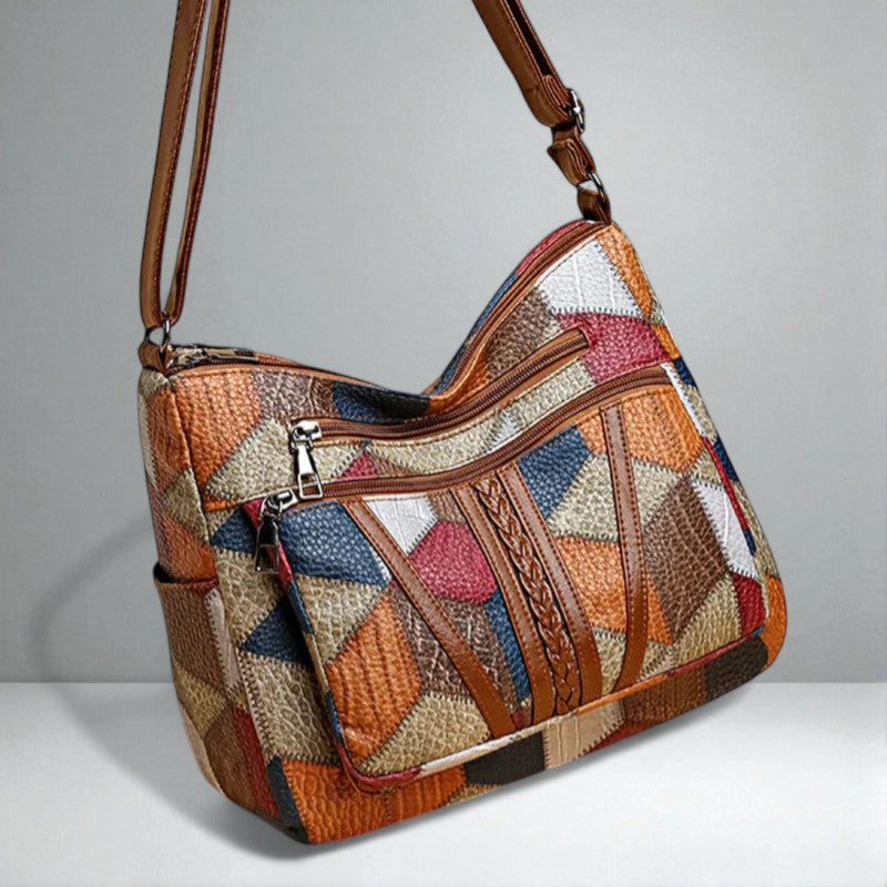 The Leona Mosaic Shoulder Bag