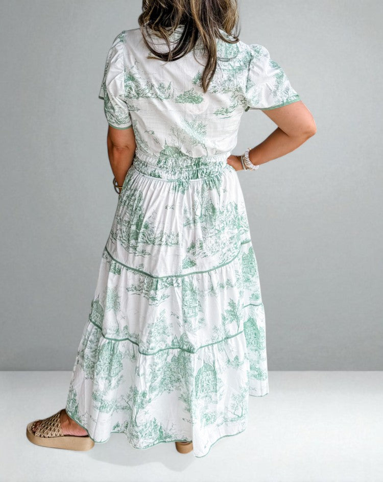 The Eloise Toile Maxi Dress