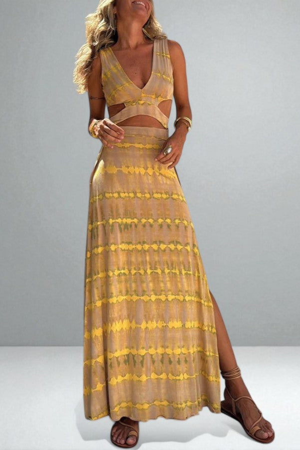 The Bianca Cut-Out Cotton Dress