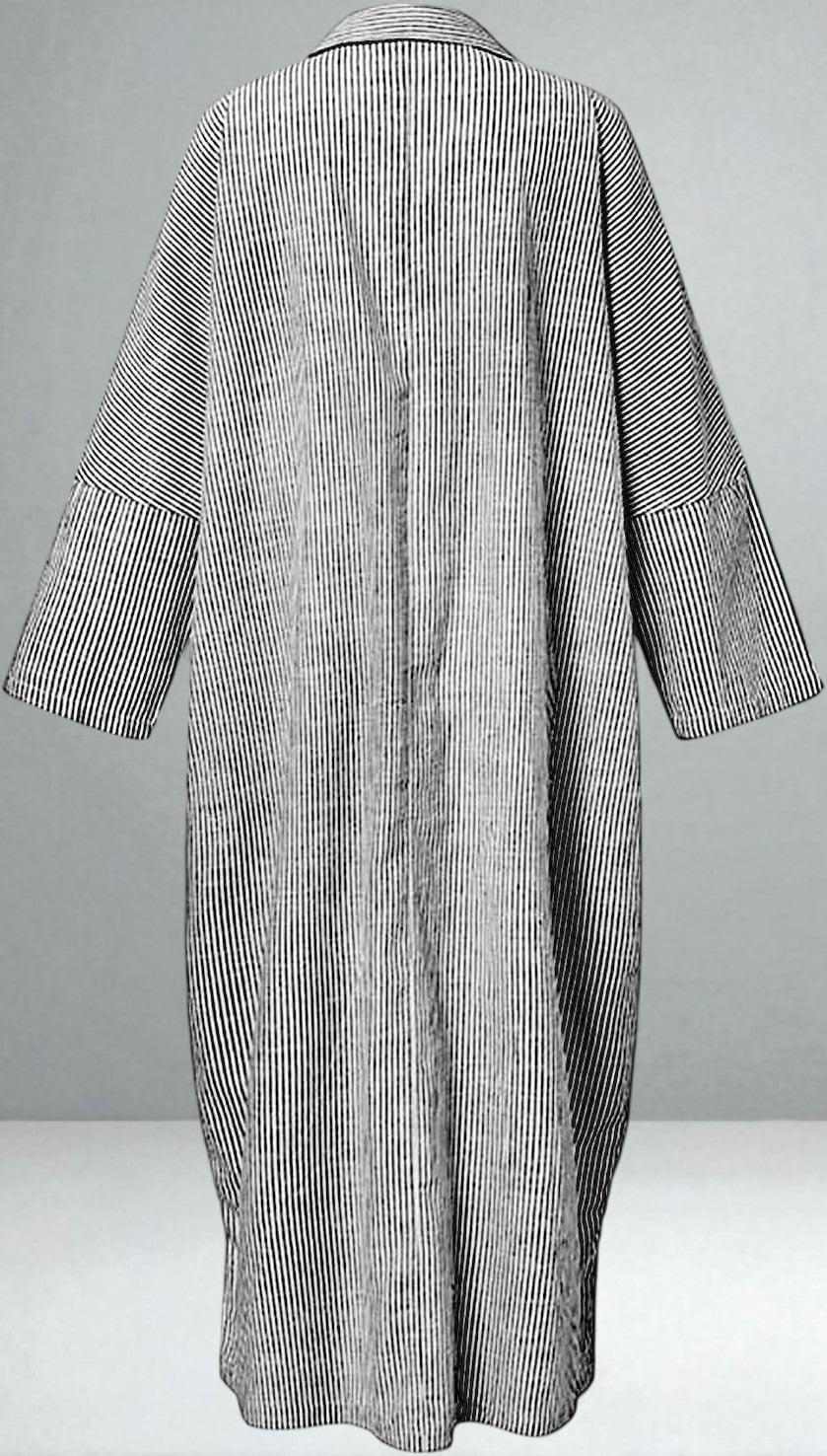The Victoria Striped Shirt Dress
