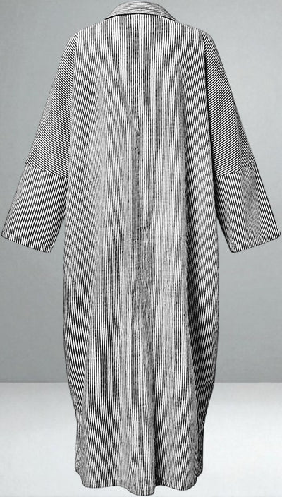The Victoria Striped Shirt Dress