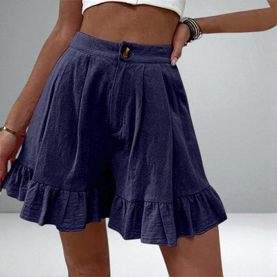 The Kissha Ruffle Hem Shorts