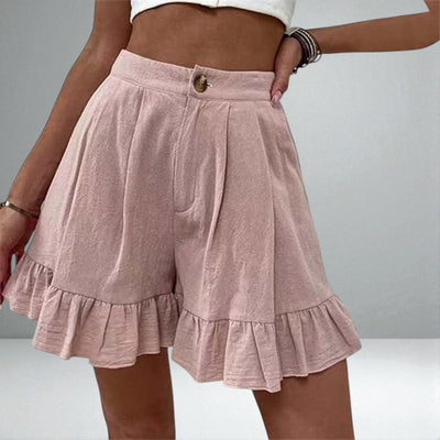 The Kissha Ruffle Hem Shorts