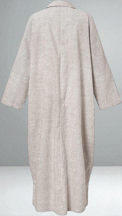 The Victoria Striped Shirt Dress