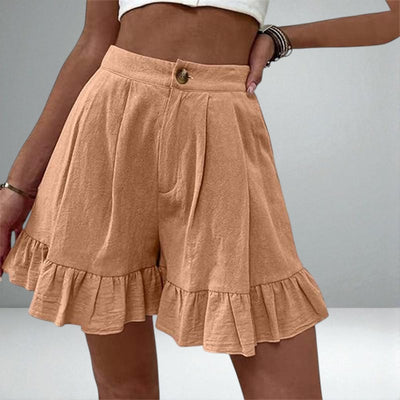 The Kissha Ruffle Hem Shorts