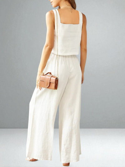 The Isabella Square Neck & Wide Leg Set